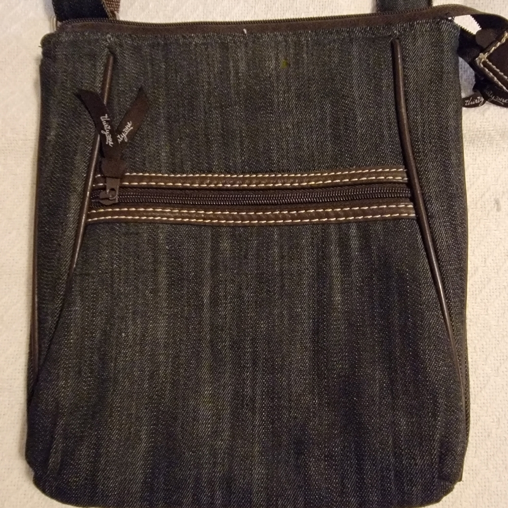 Crossbody denim purse
